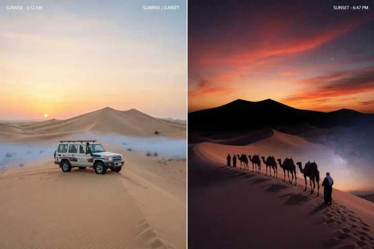 morning vs evening safari comparison